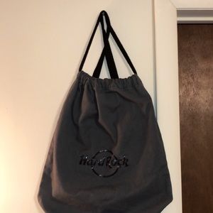 Hard Rock Cafe Vintage Early Y2K Drawstring Bag